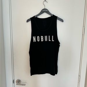 Men’s Nobull tank black/white medium